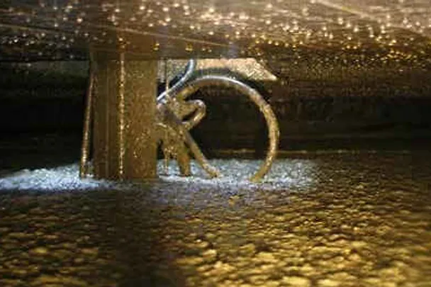 Agitateur dans une installation de biogaz Agitateur dans une installation de biogaz